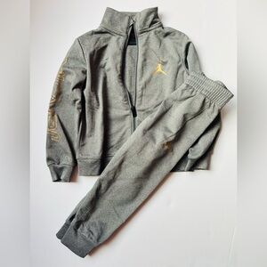 Gray and Gold Tracksuit